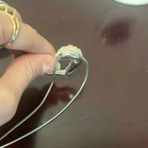 Swarovski rare 2000 slanted heart from their snow princess collection